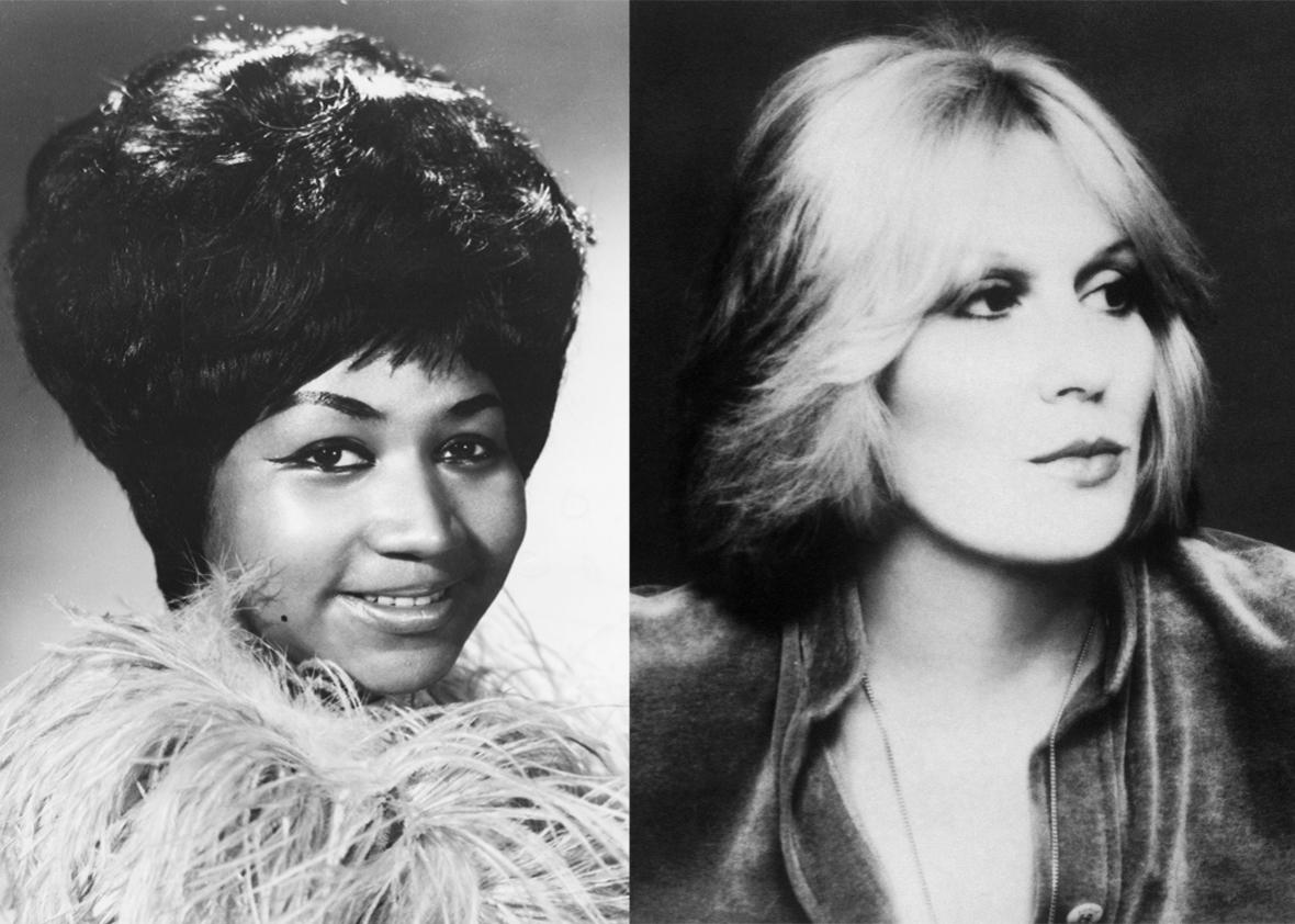 Aretha Franklin and Dusty Springfield, 1967. 