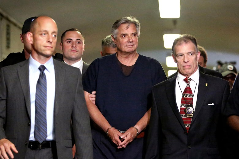 Paul Manafort arrives in Manhattan criminal court in June 2019.
