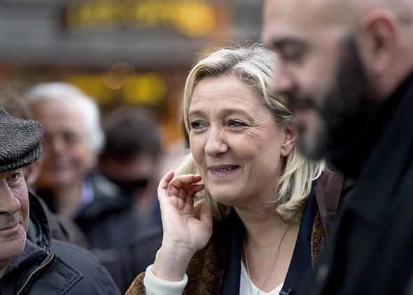 France's far-right National Front (FN) party leader Marine Le Pen.