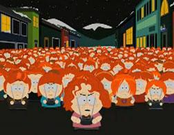 The genius of the censored South Park episodes.