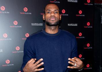 LeBron James attends a Beats by Dr. Dre special event at Marquee New York on Jan. 31, 2014.