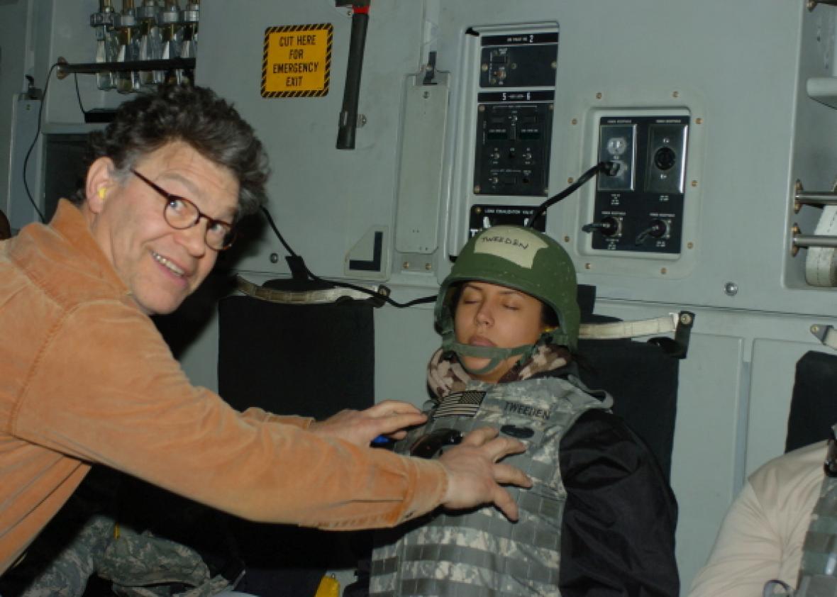 Woman accuses Sen. Al Franken of kissing and groping her without consent in  2006.