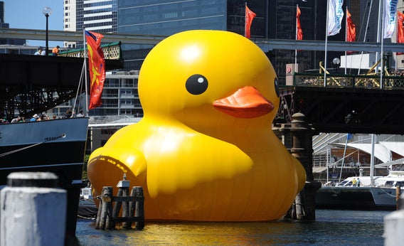 Rubber Duck shows up in China Licensing Expo 2019 at National Exhibition  and Convention Center in Shanghai, China, 24 July 2019. China Licensing  Expo 2019, which is organized by InformaMarkets to build