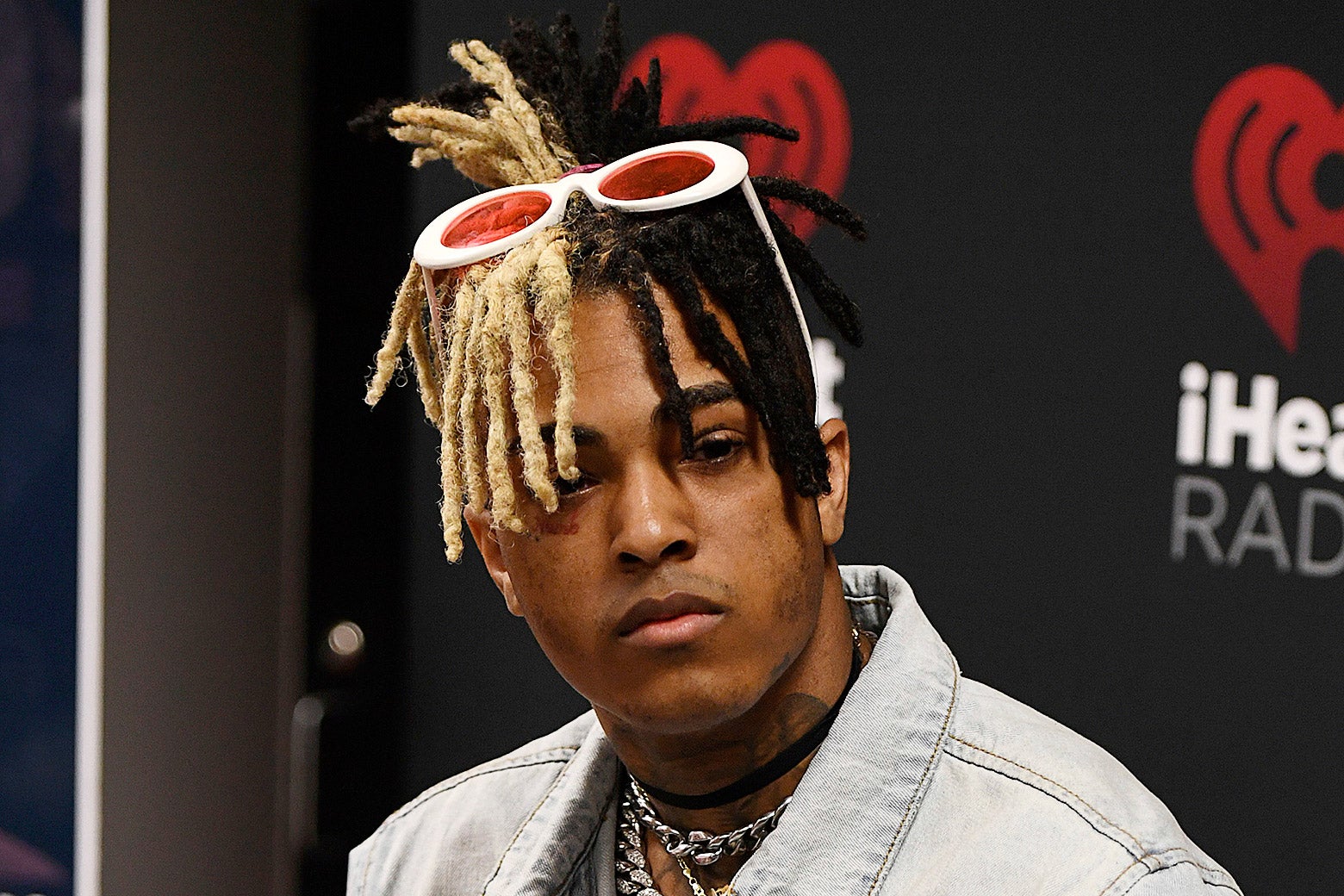 XXXTentacion visits iHeart radio Station 103.5 The Beat on May 26, 2017 in Fort Lauderdale, Florida.