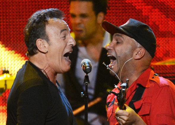 Bruce Springsteen and Tom Morello