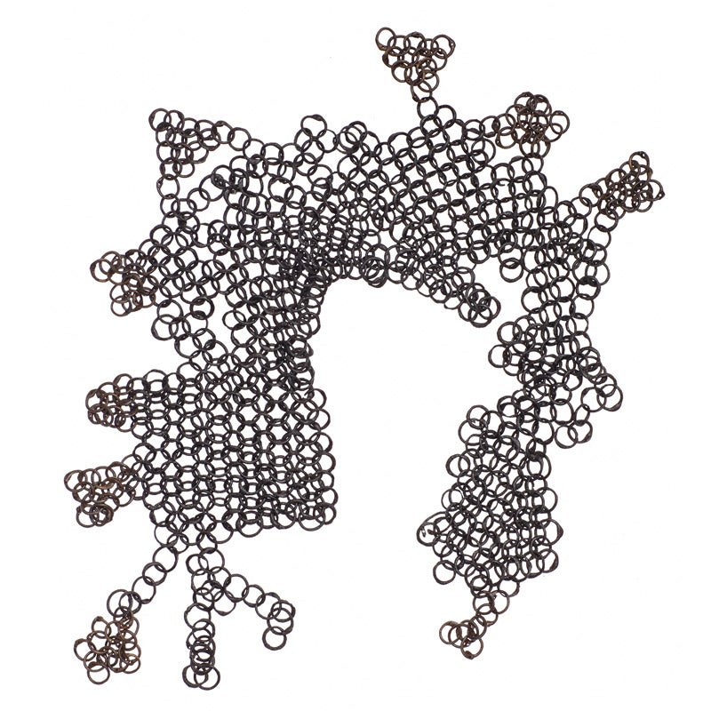 Iron and brass chainmail, dated ca. 1475–1500.