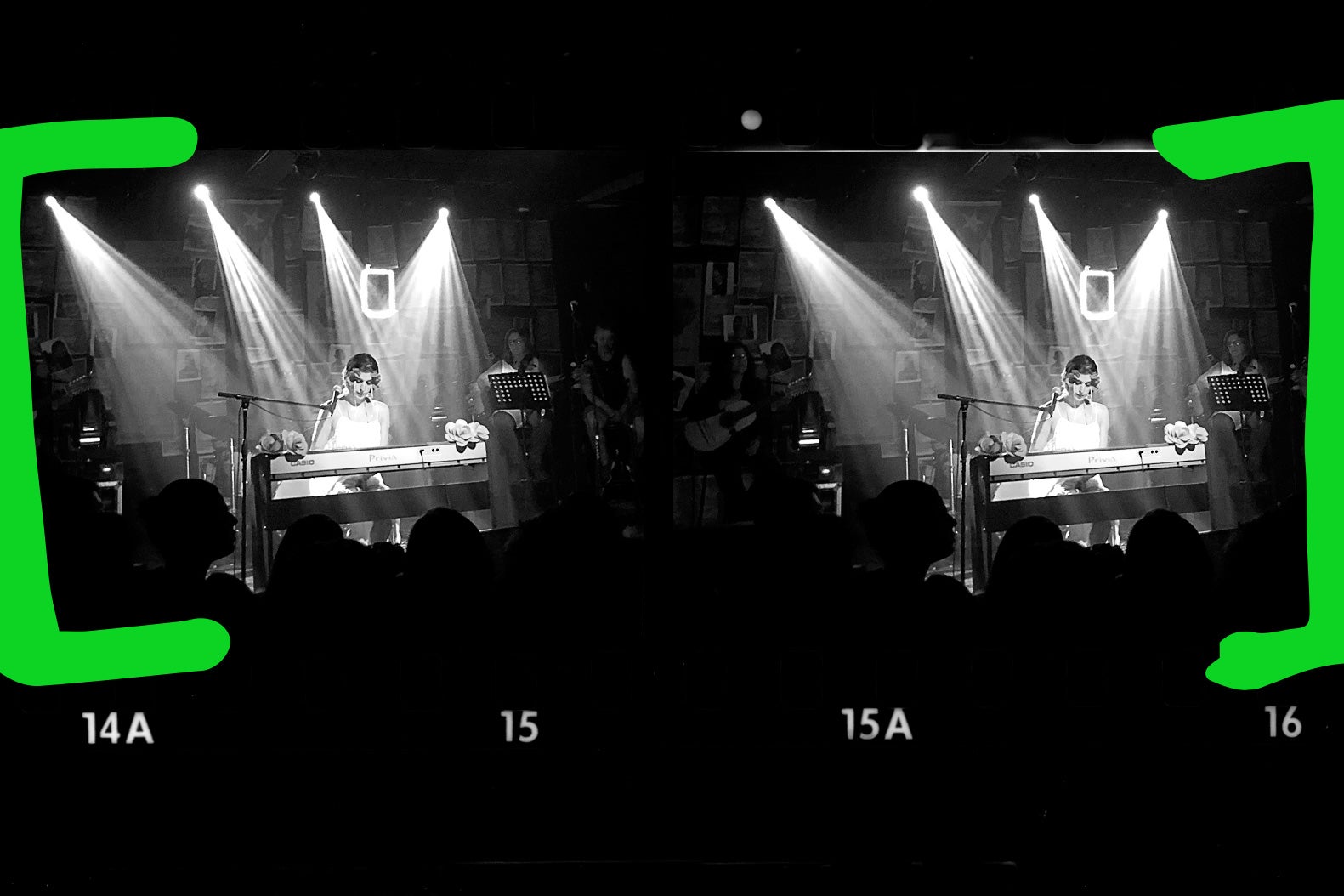 María José performs at La Respuesta nightclub in San Juan’s Santurce neighborhood on Feb. 14—her first live performance.