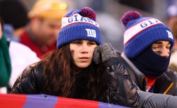 Giants fans enjoy the game