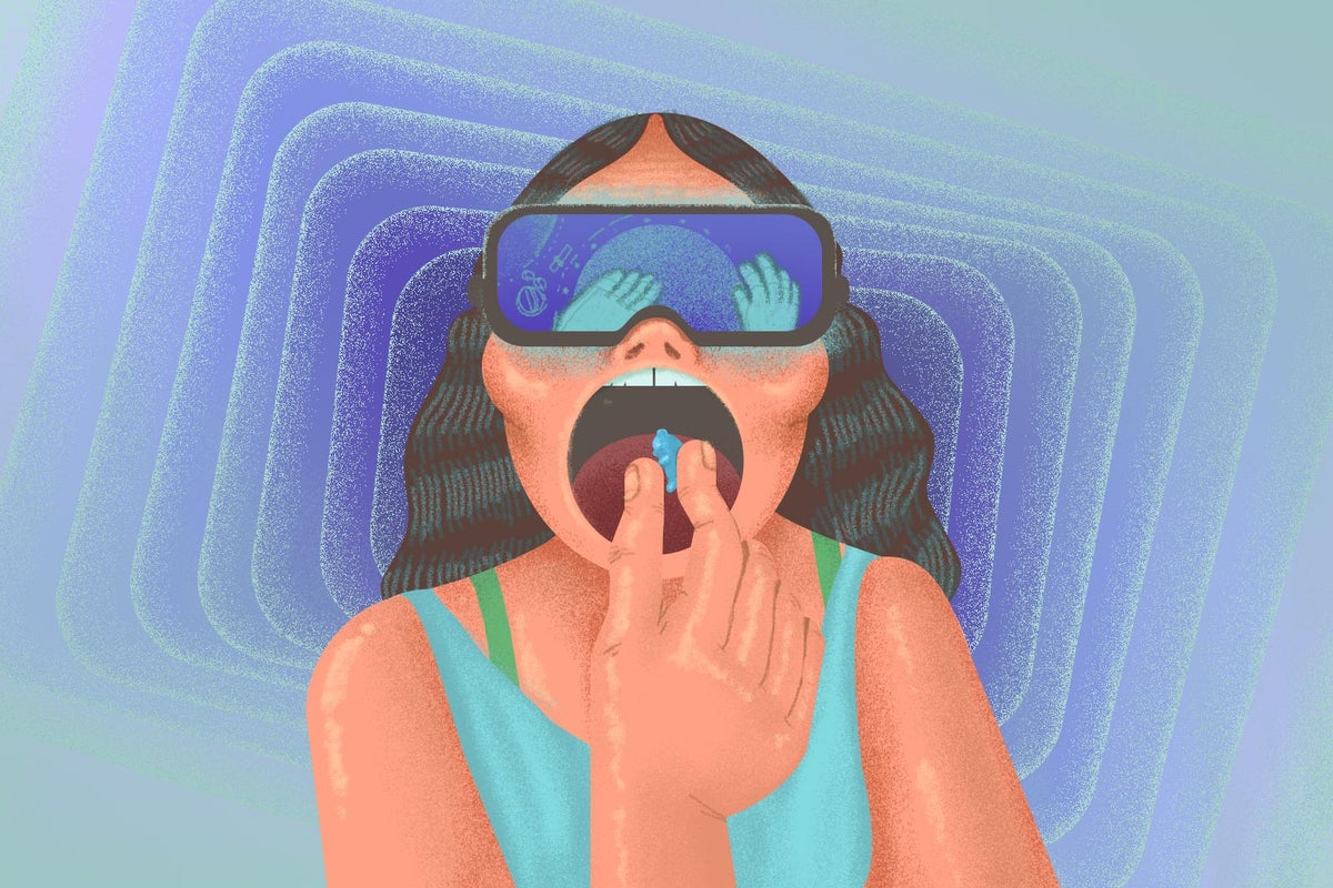 What Happens In VR Stays In VR Sim Virtual' Water Bottle
