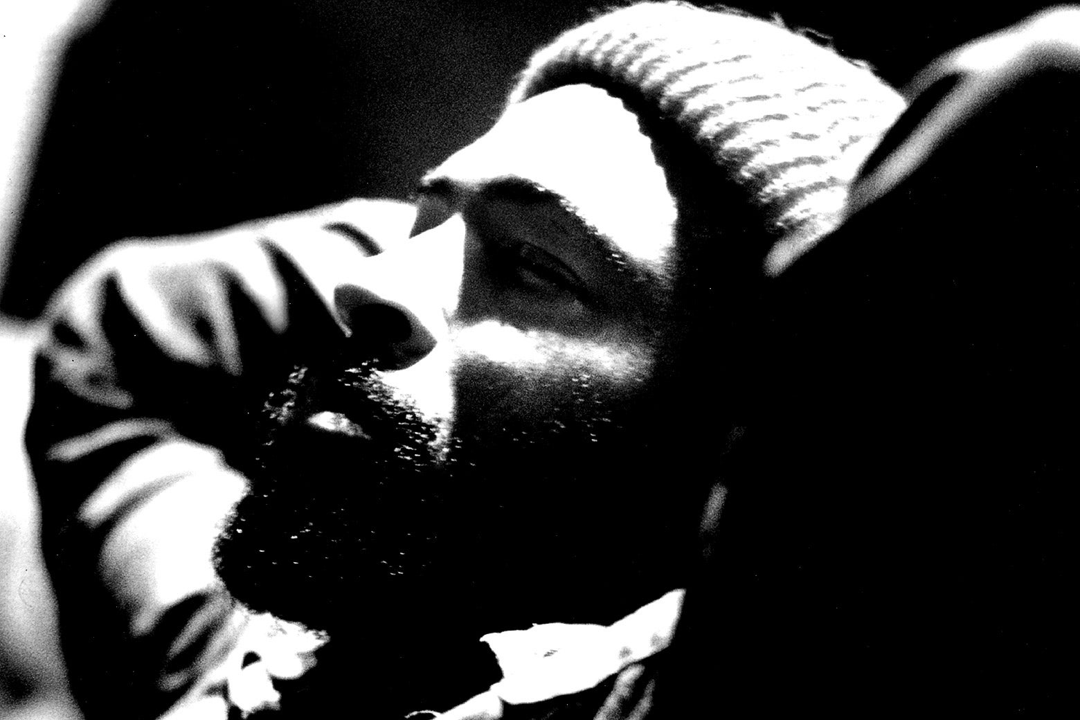 Marvin Gaye relaxes in the studio on Aug. 28, 1973.