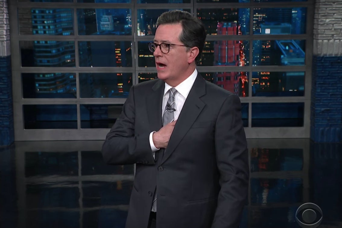 Stephen Colbert discusses Fire and Fury on the Late Show.