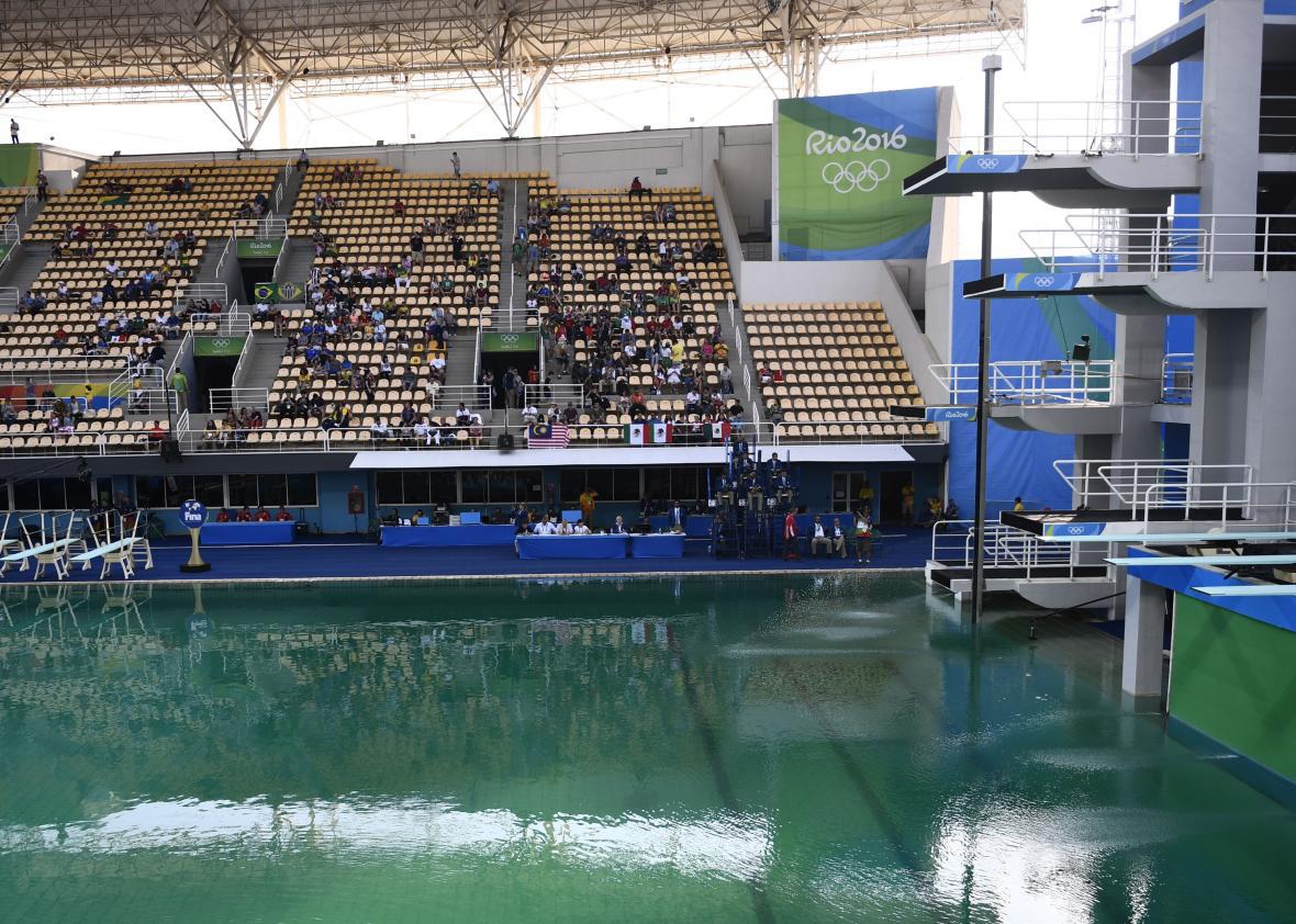Why Did The Water In Rio S Aquatics Center Turn Green Here Are The Latest Theories