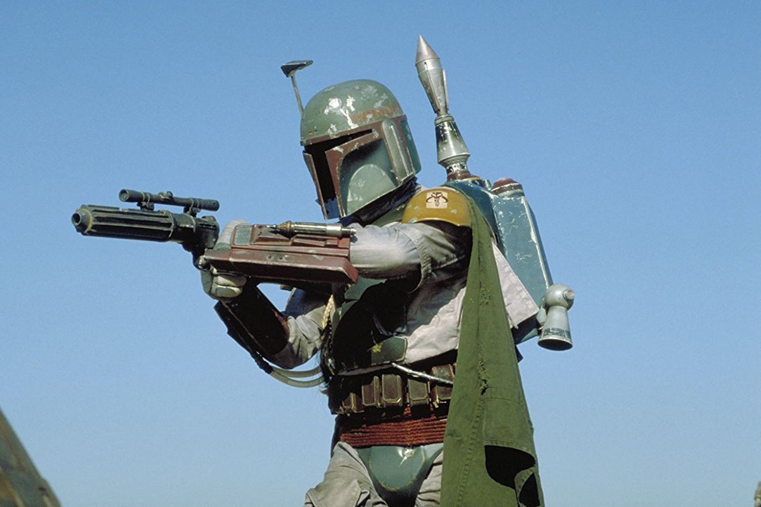 Boba Fett, shortly before he fell into the Sarlaac pit.
