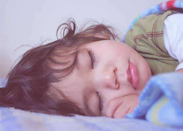 3-year-old napping