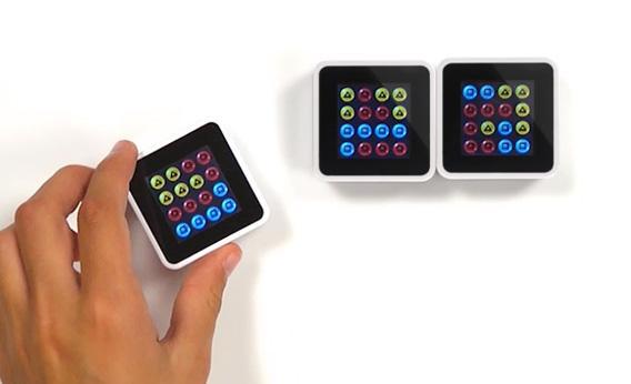 Sifteo cubes. 