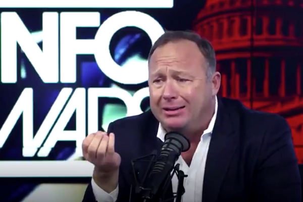 Infowars Alex Jones Cries On Air Over Syria Strikes “trump Is Crapping All Over Us ”