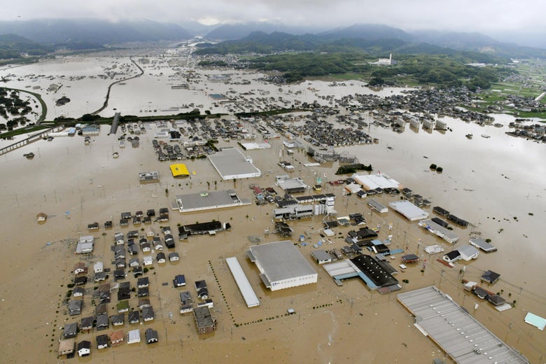 Japan floods: Widespread death and damage reported, and rescues ...