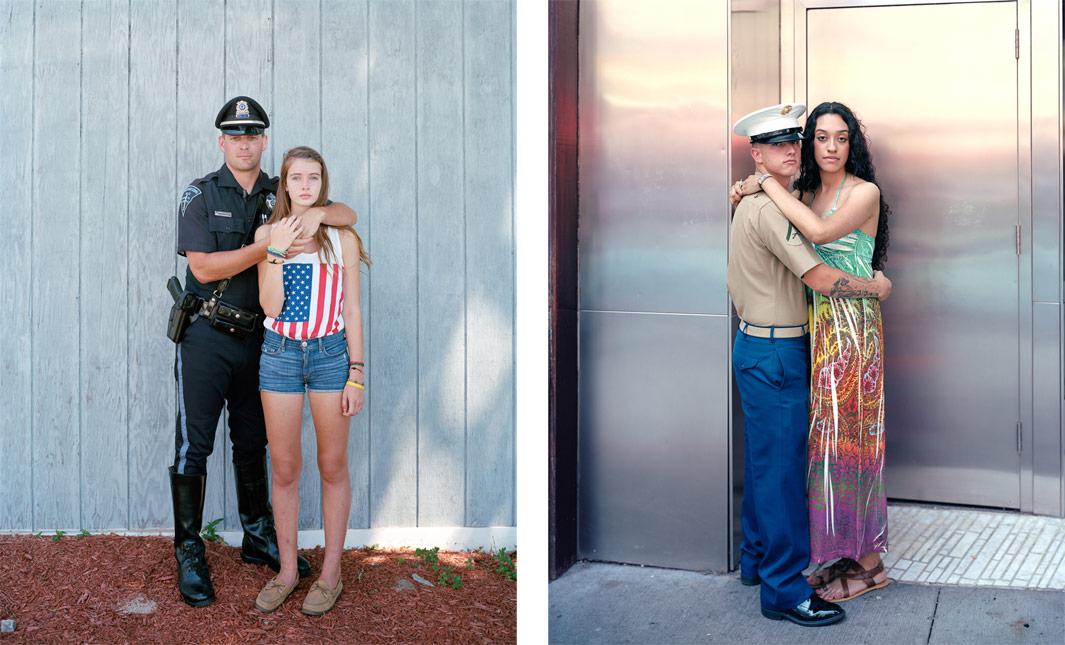 Left: Nathan and Robyn, 2012, Provincetown, MA Right:Michael and Kimberly, 2011, New York, NY