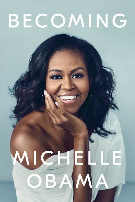 Michelle Obama memoir cover.