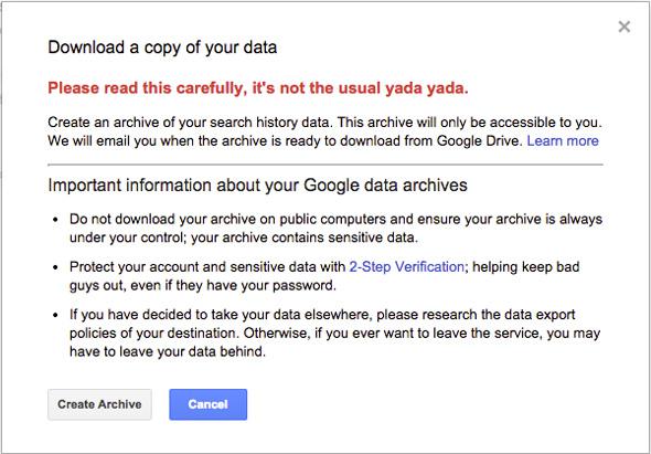 How to download all your data from a Google account 