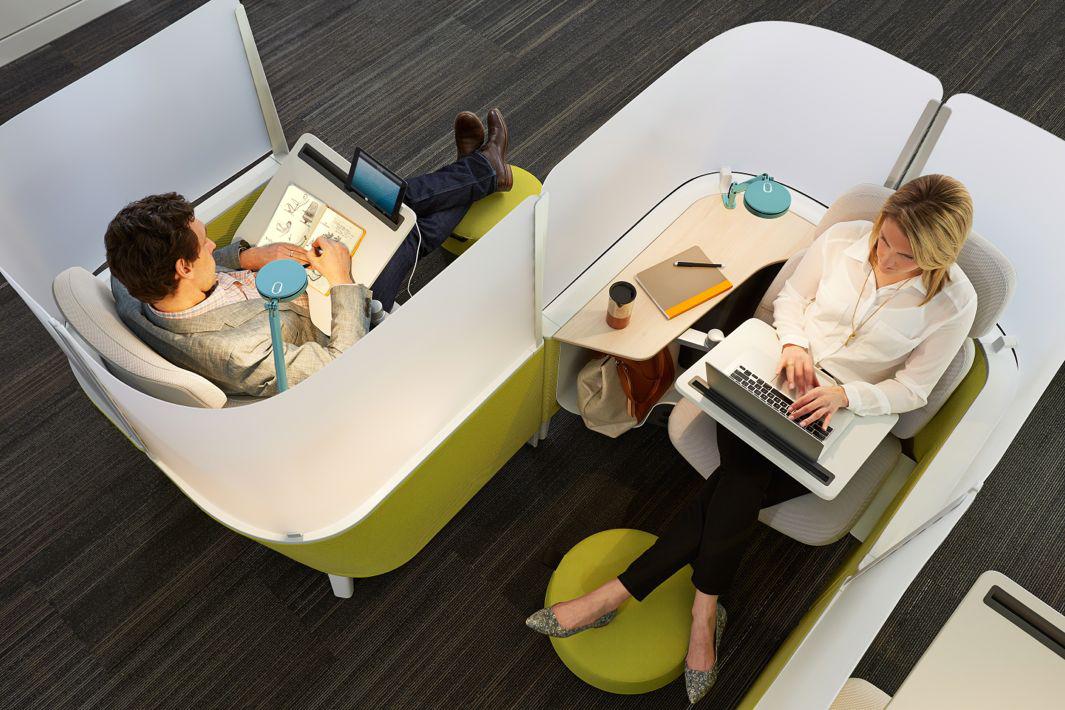 Steelcase s new Brody WorkLounge office pods designed by Markus