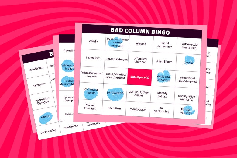Bad Column Bingo cards.
