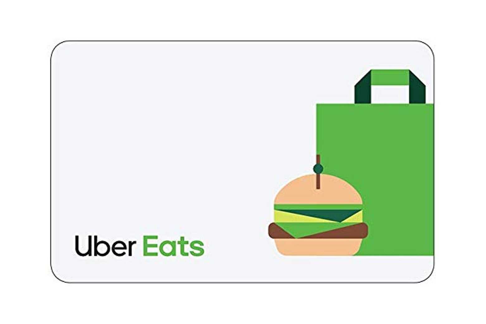 Uber Eats gift card.