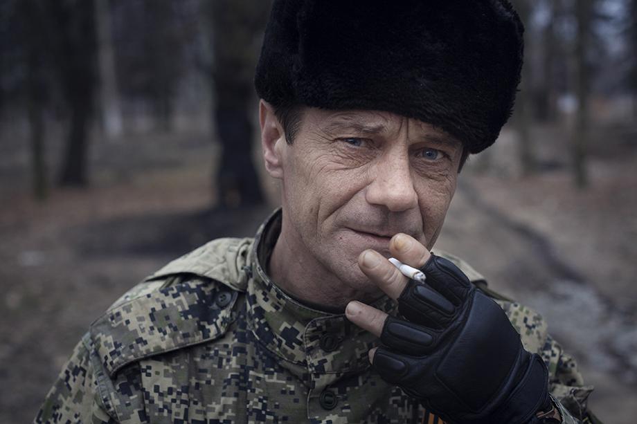 A pro-Russian rebel who wants to show his face.