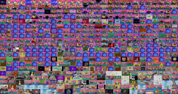 Every Simpsons couch gag at the same time: All 25 years and 554 ...