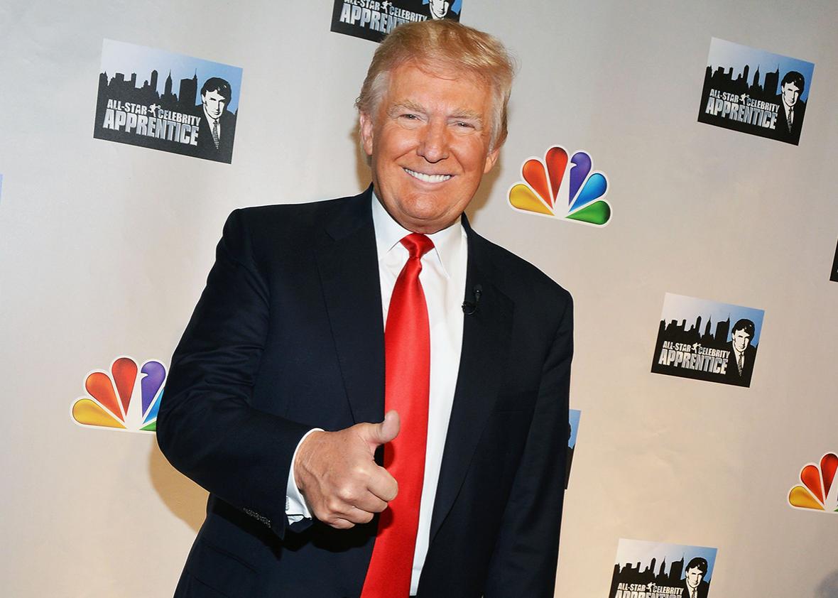 TV Personality Donald Trump attends the "Celebrity Apprentice All Stars" Season 13 Press Conference at Jack Studios on October 12, 2012 in New York City. 