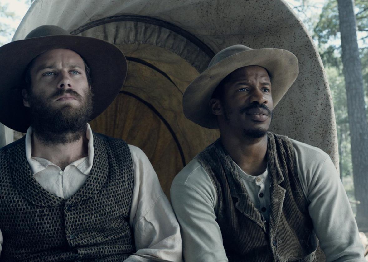 Samuel Turner (Armie Hammer) and Nat Turner (Nate Parker).