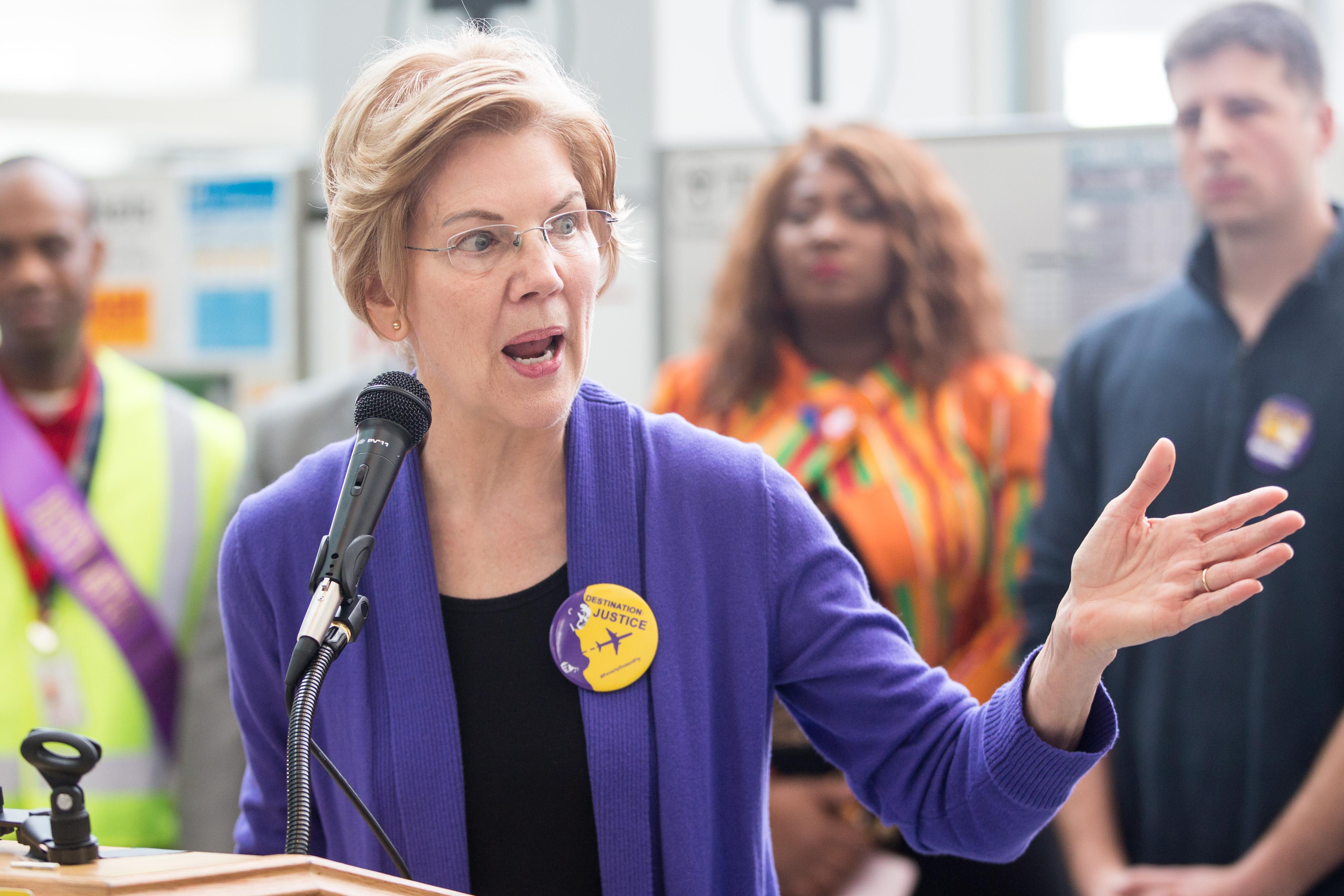 Warren identified herself as American Indian on Texas Bar form