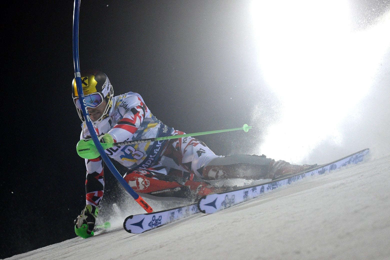Skier Marcel Hirscher was almost crushed by a drone. (Video.)
