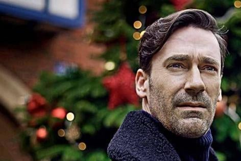Jon Hamm stars in “White Christmas,” which aired Dec. 16 in the U.K. and comes to DirectTV’s Audience Channel Dec. 25.