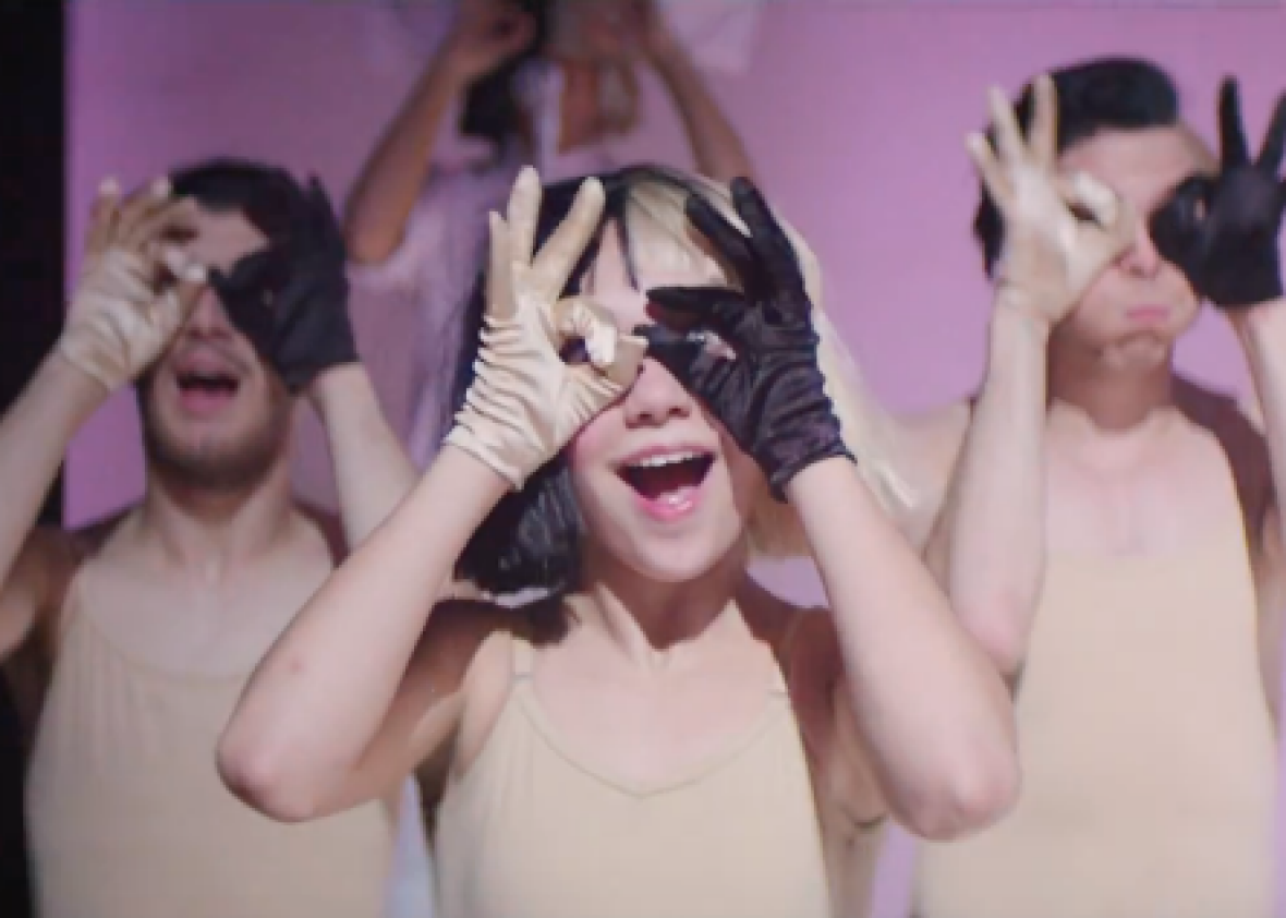 Maddie Ziegler stars in Sia’s new “Cheap Thrills” video.