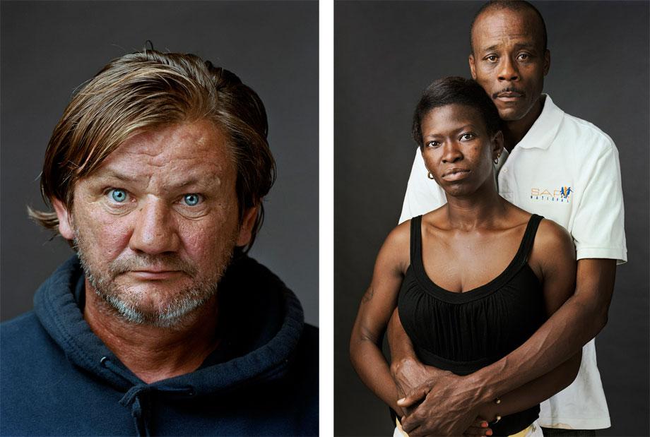 Left: David, Columbia, S.C. Right: Sharlene and Elliot, Atlanta, Ga.