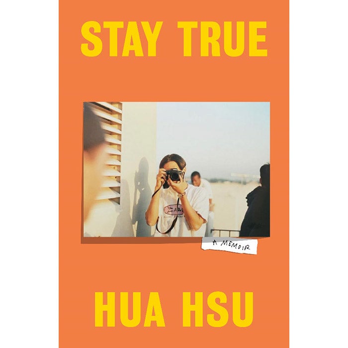 The cover of Stay True, with a young man pointing a camera at the viewer.