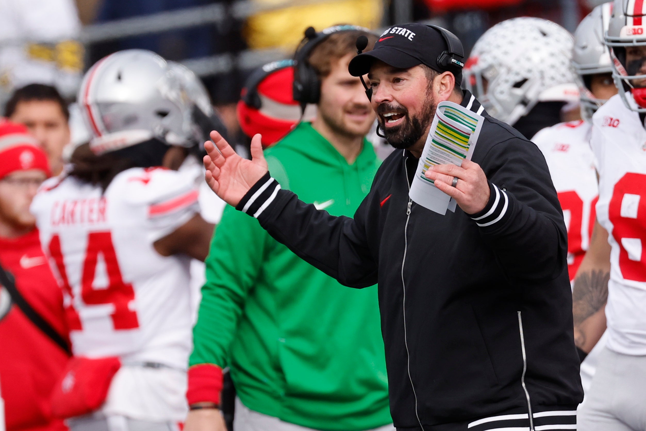 Ohio State Buckeyes football: Coach Ryan Day's future is in doubt after  third Michigan loss.