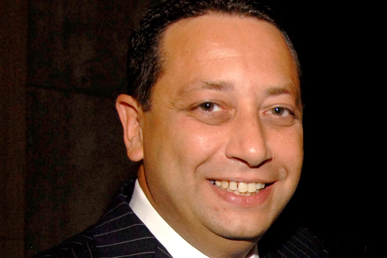 Close-up on Felix Sater's face taken in New York City in 2007.