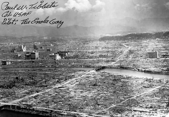 Hiroshima aftermath, Aug. 6, 1945.