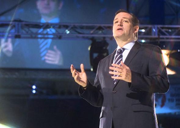 US Senator Ted Cruz (R-TX) announces his candidacy for the Republican nomination to run for US president.
