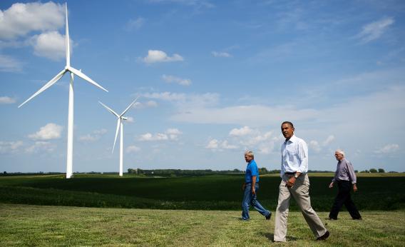 Barack Obama wind power