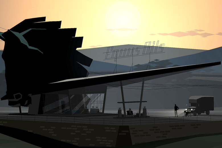 The Equus Oils gas station in Kentucky Route Zero.