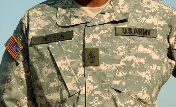Pixelated Army Uniform.
