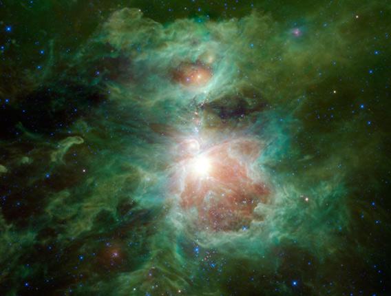 Orion, in infrared
