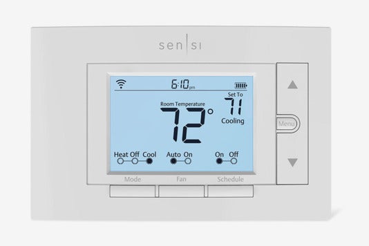 Emerson Sensi Wi-Fi Thermostat.