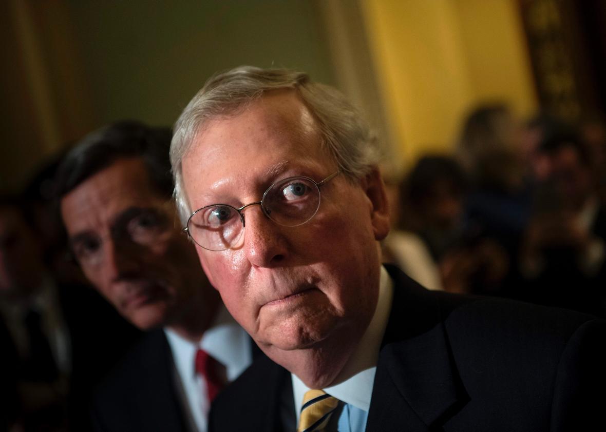 The Senate parliamentarian is throwing a wrench into the GOP’s ultimate