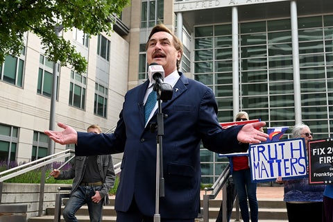 MyPillow Guy Mike Lindell loses defamation trial, declares victory.