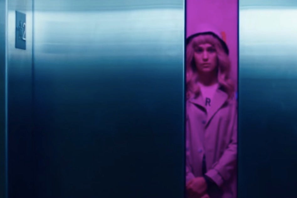 A neon-lit scene in Gemini.
