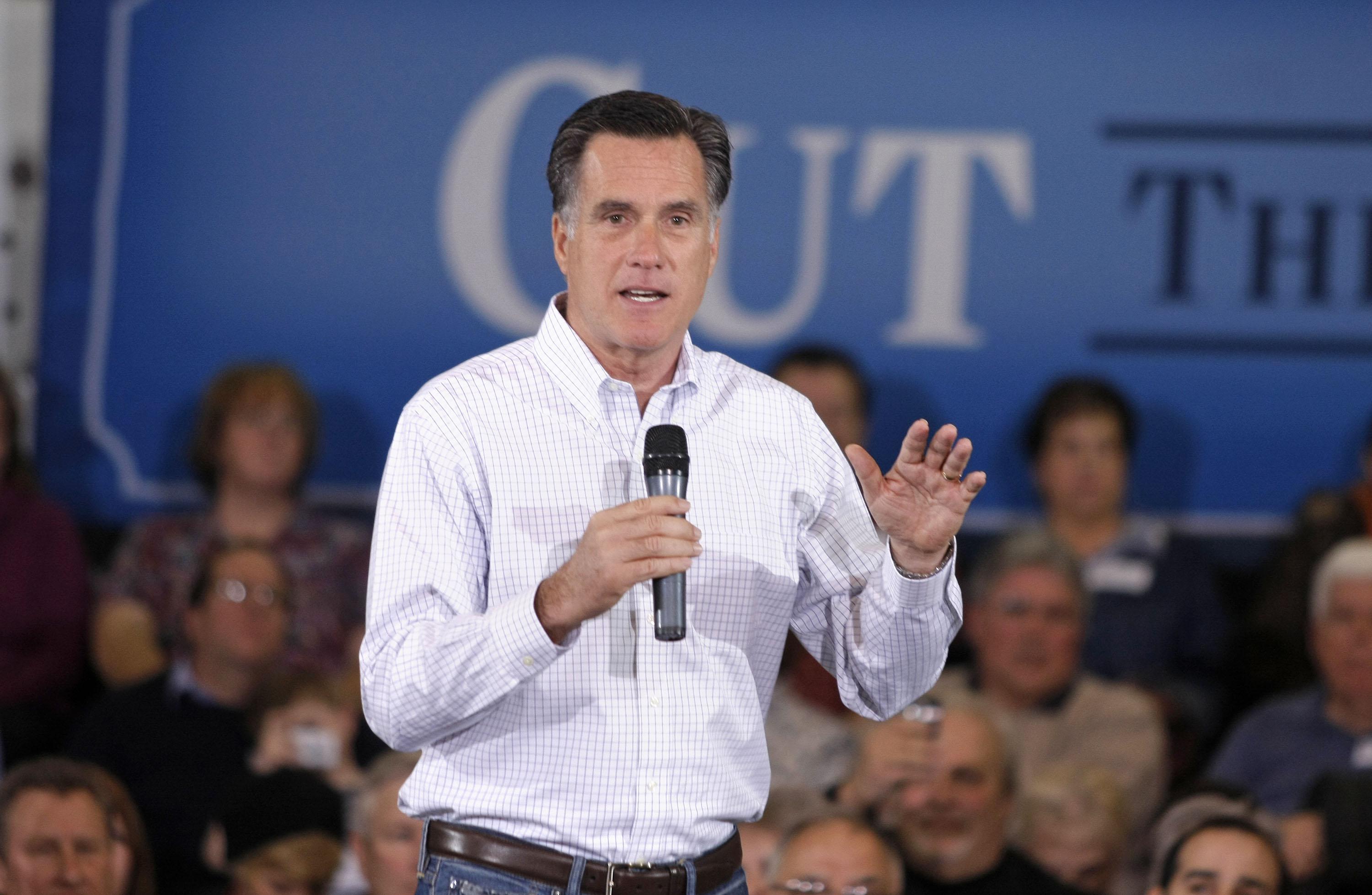 Mitt Romney speaks in Arizona.